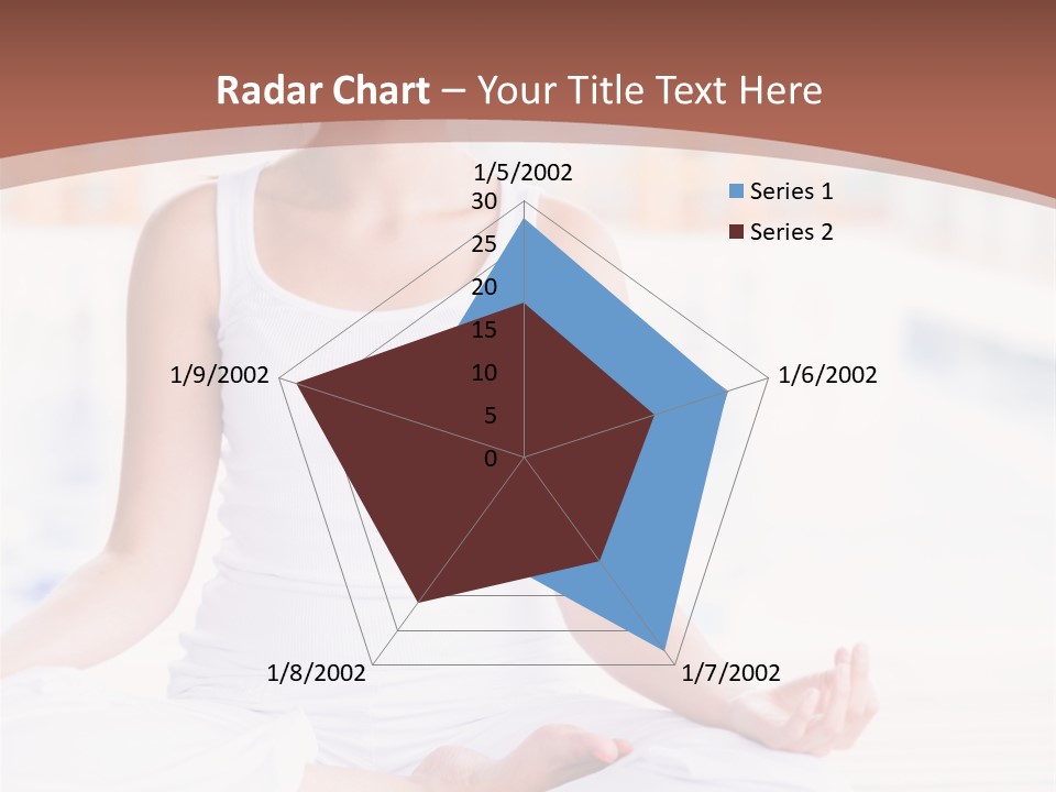 Hispanic Female Yoga PowerPoint Template