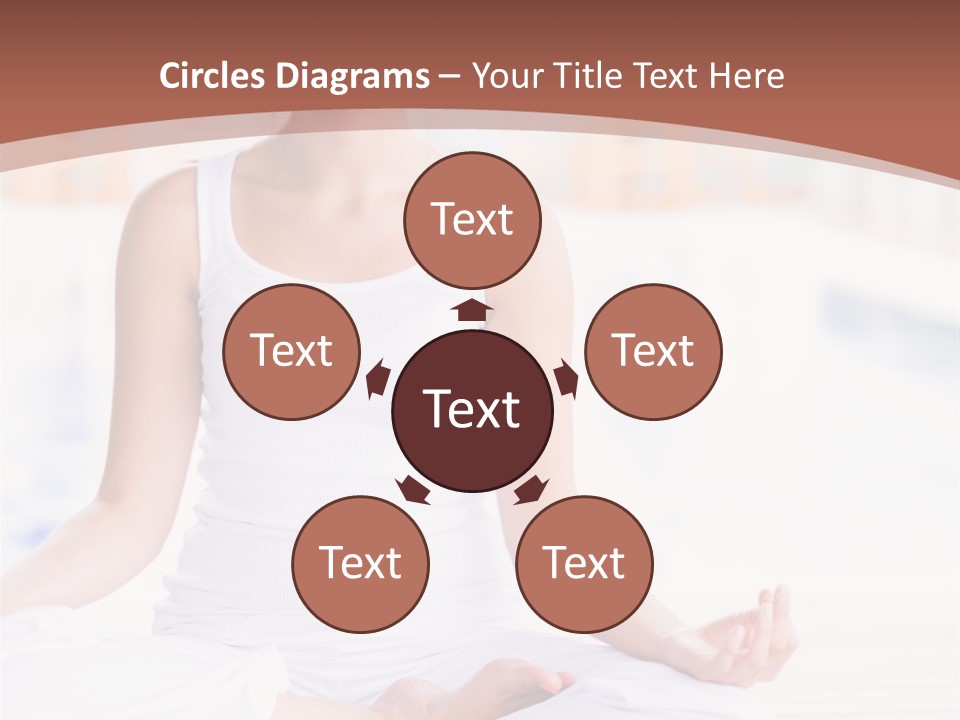 Hispanic Female Yoga PowerPoint Template