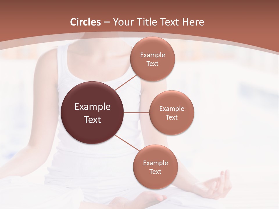 Hispanic Female Yoga PowerPoint Template