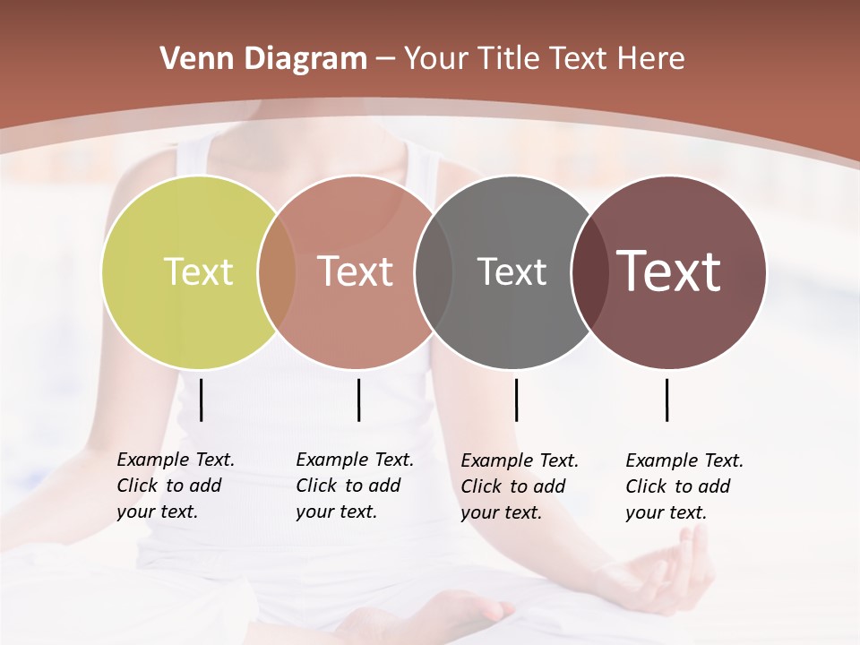 Hispanic Female Yoga PowerPoint Template