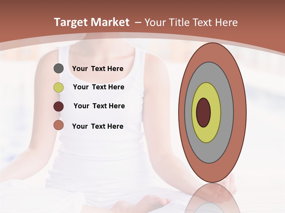 Hispanic Female Yoga PowerPoint Template