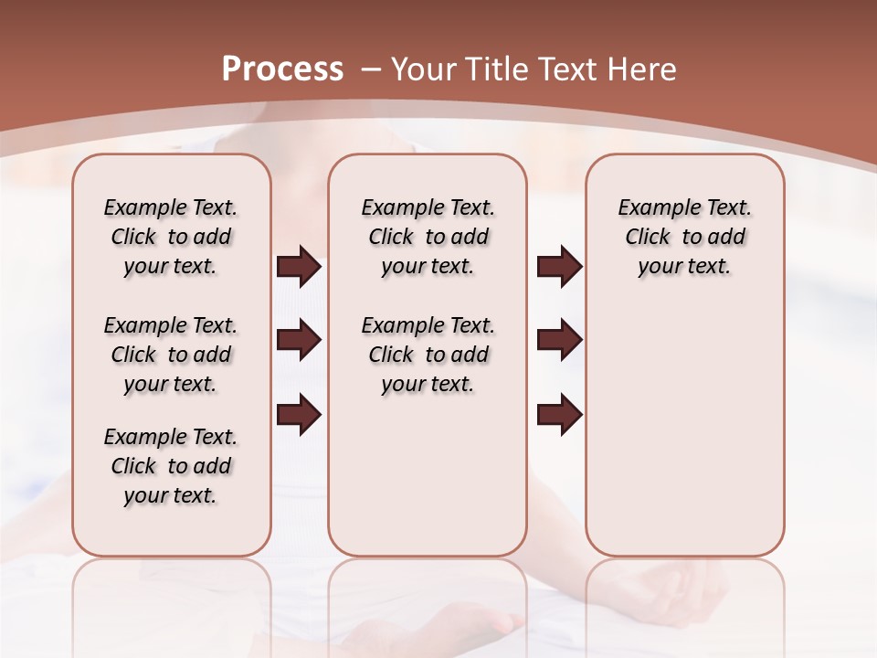 Hispanic Female Yoga PowerPoint Template