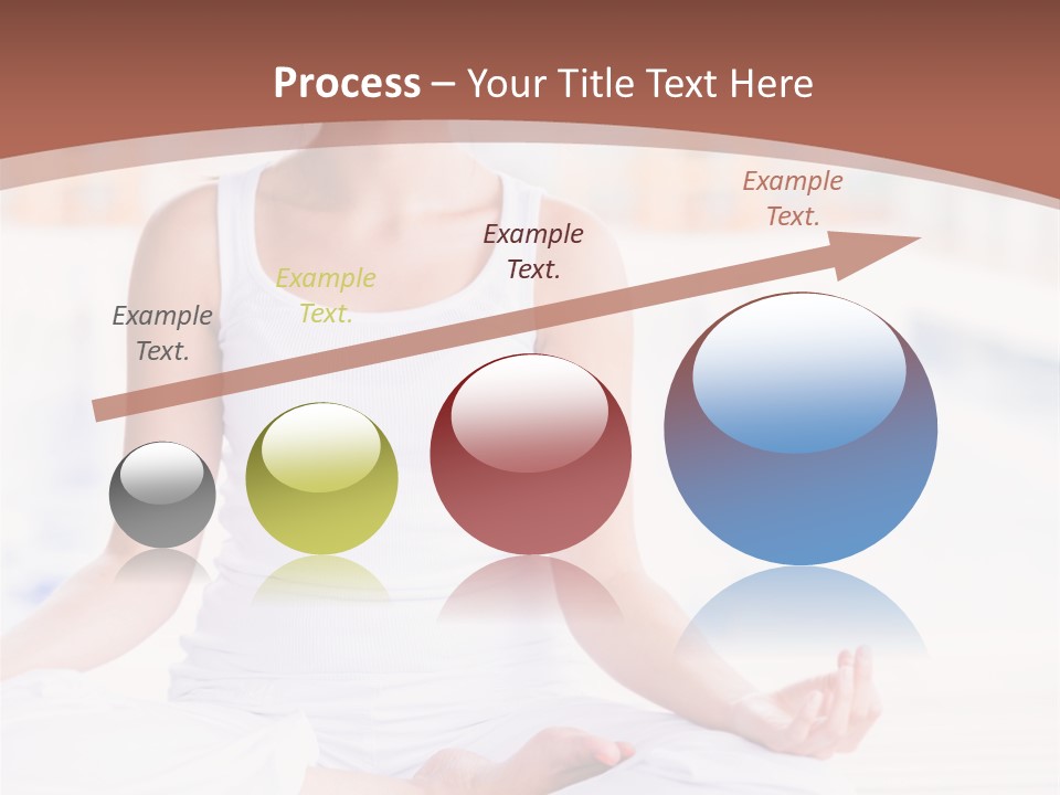 Hispanic Female Yoga PowerPoint Template