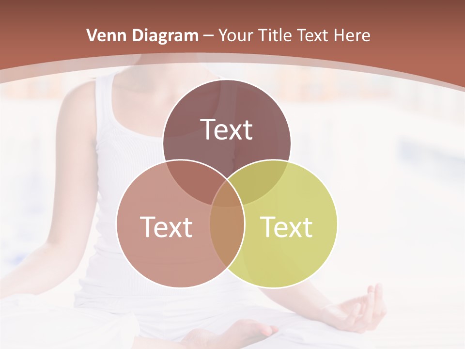 Hispanic Female Yoga PowerPoint Template