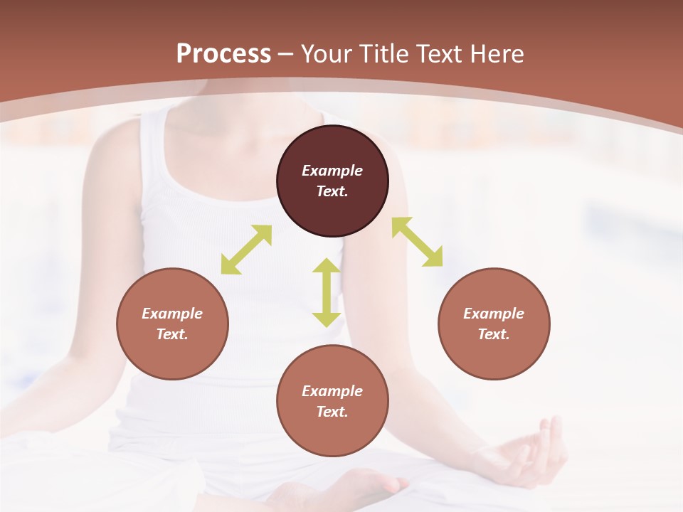 Hispanic Female Yoga PowerPoint Template