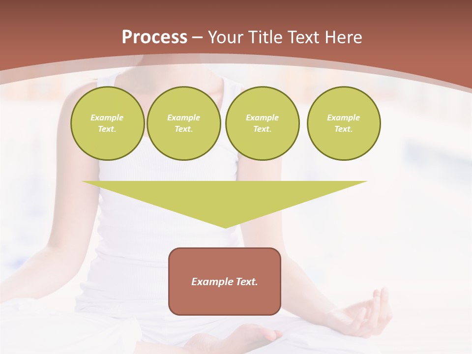 Hispanic Female Yoga PowerPoint Template