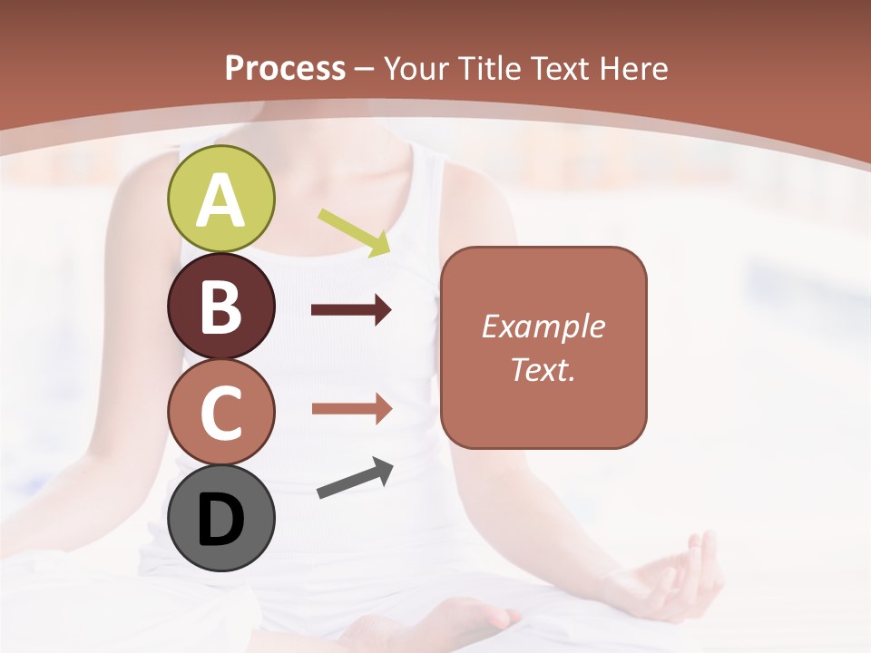 Hispanic Female Yoga PowerPoint Template