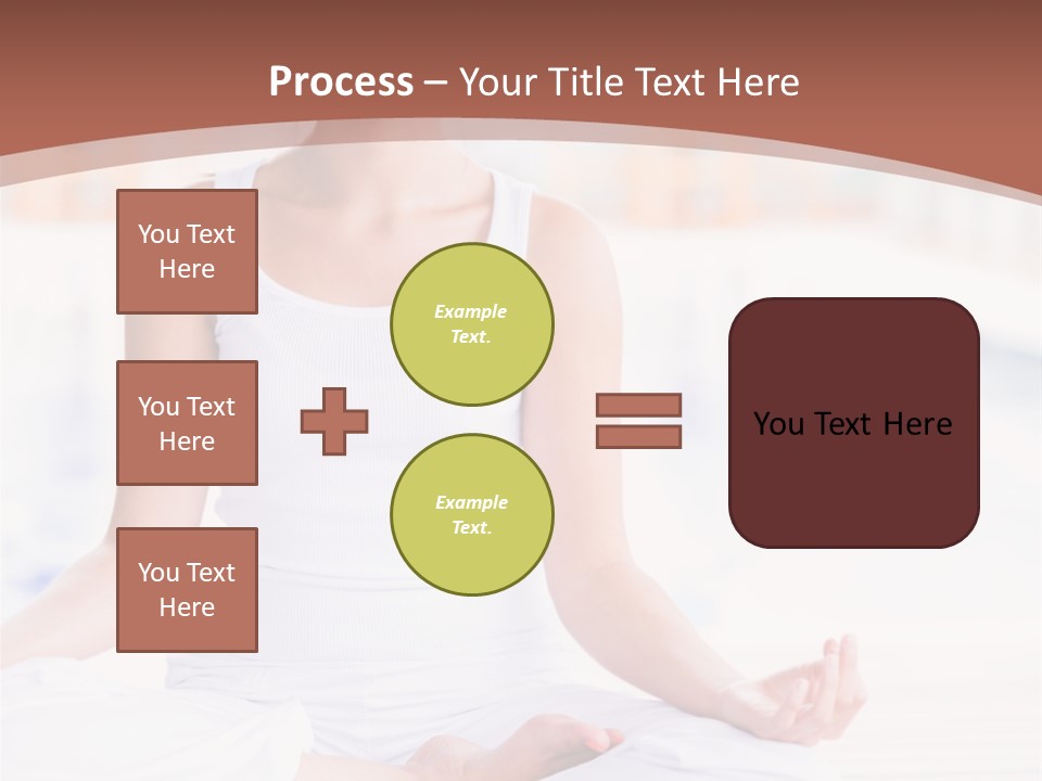 Hispanic Female Yoga PowerPoint Template