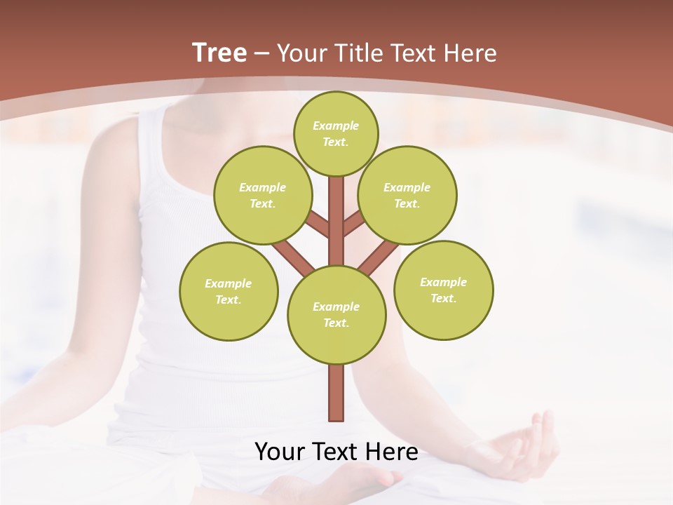 Hispanic Female Yoga PowerPoint Template