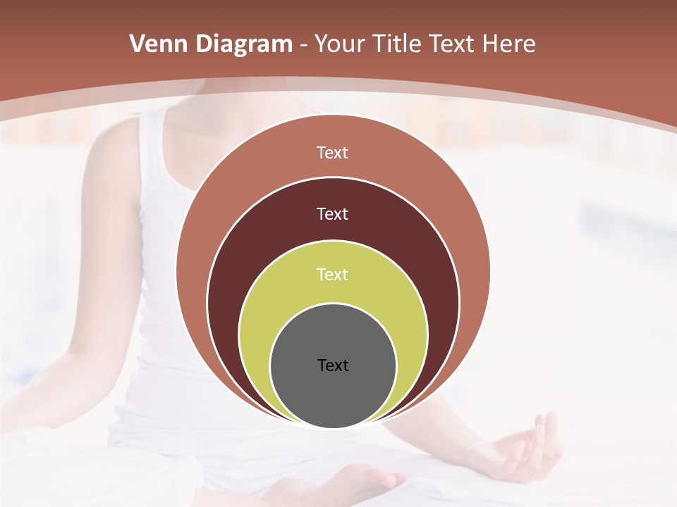 Hispanic Female Yoga PowerPoint Template
