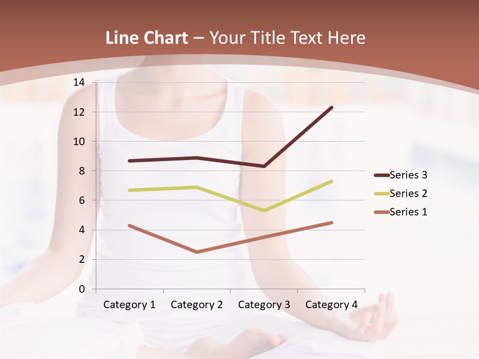 Hispanic Female Yoga PowerPoint Template