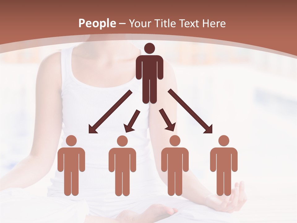 Hispanic Female Yoga PowerPoint Template