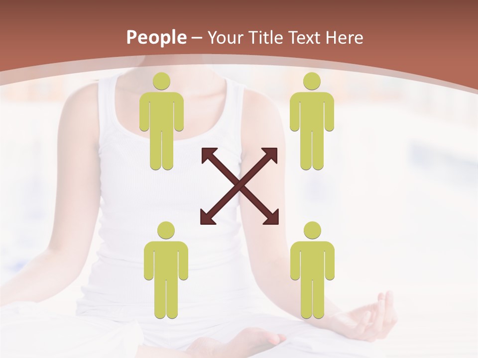 Hispanic Female Yoga PowerPoint Template