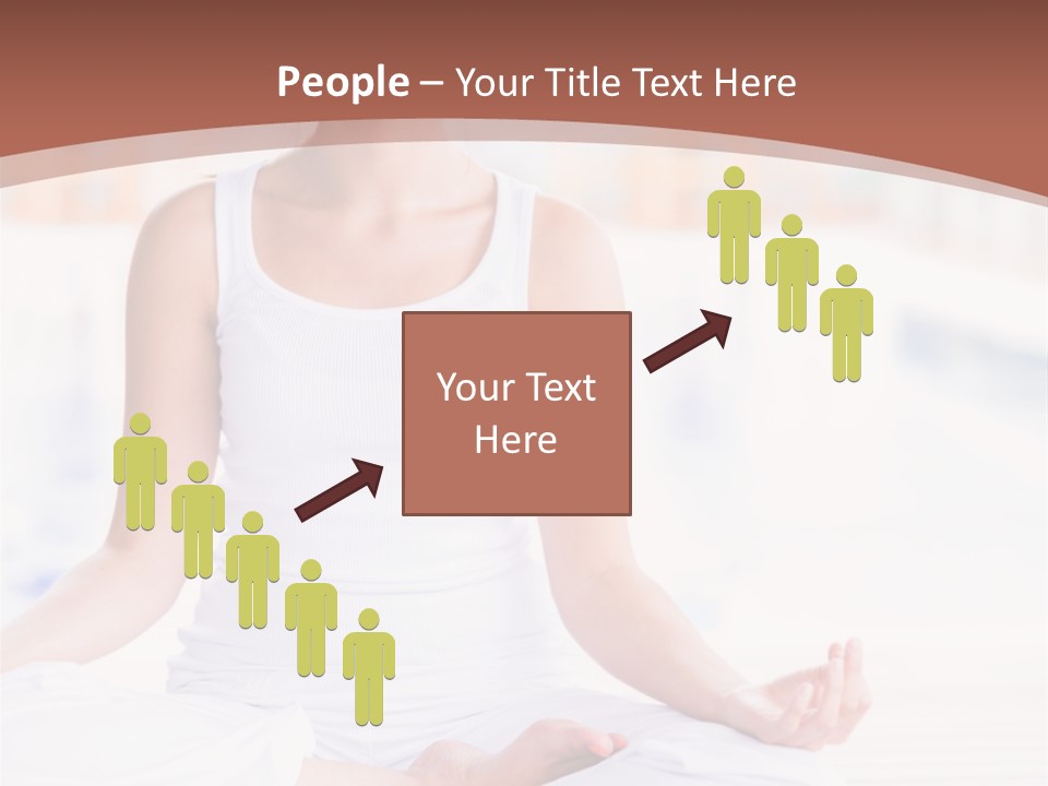 Hispanic Female Yoga PowerPoint Template