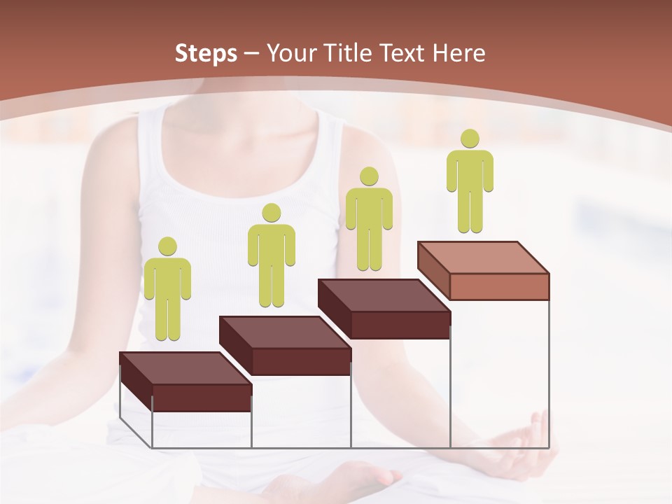 Hispanic Female Yoga PowerPoint Template