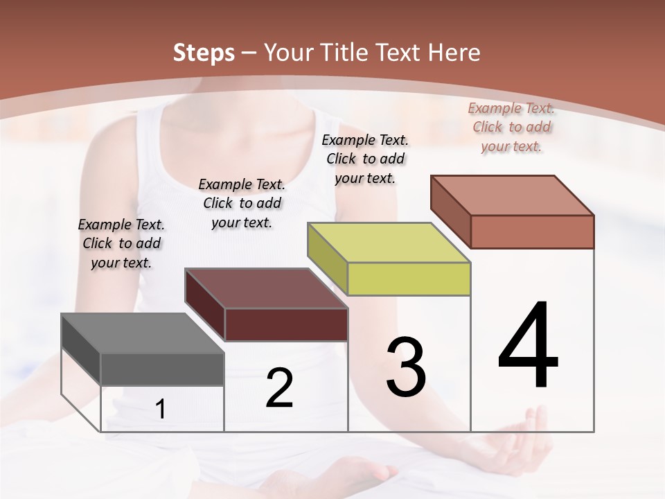 Hispanic Female Yoga PowerPoint Template