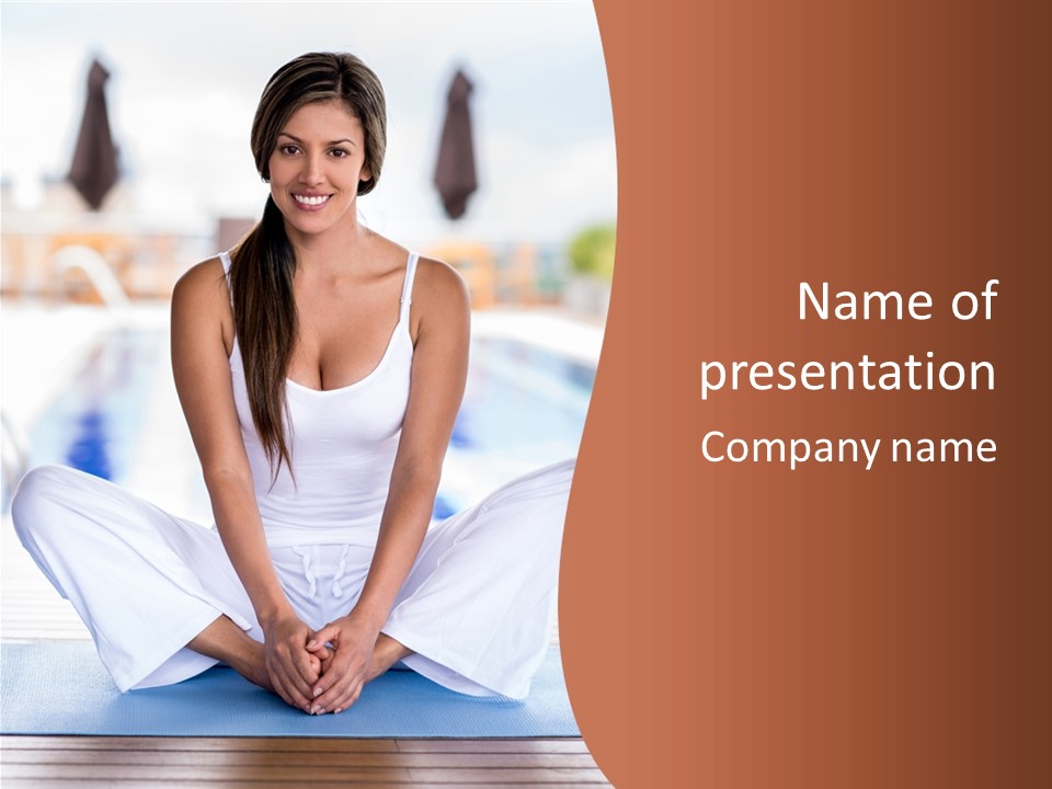 Healthy Woman Beauty PowerPoint Template