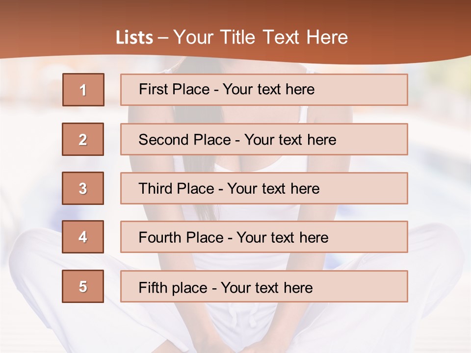 Healthy Woman Beauty PowerPoint Template