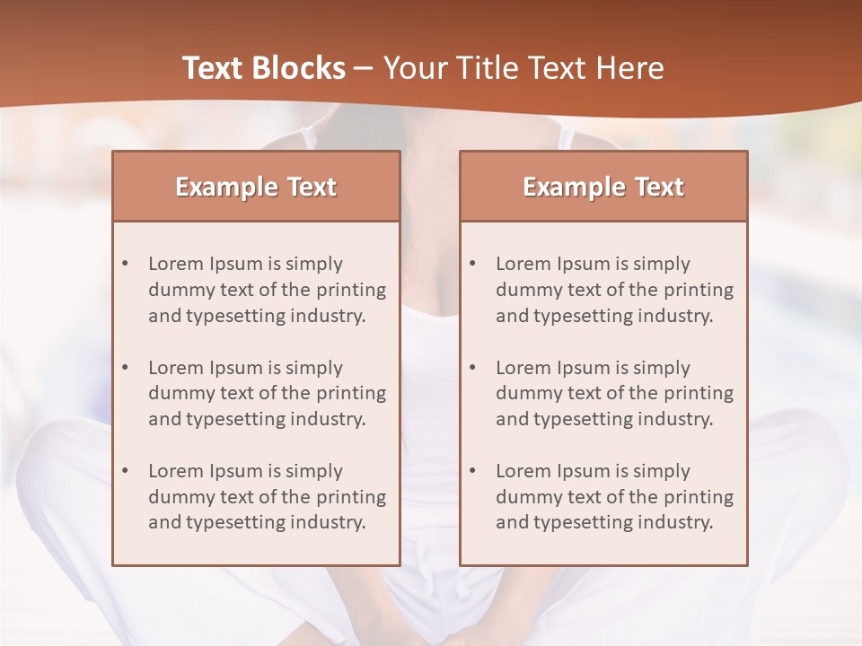 Healthy Woman Beauty PowerPoint Template