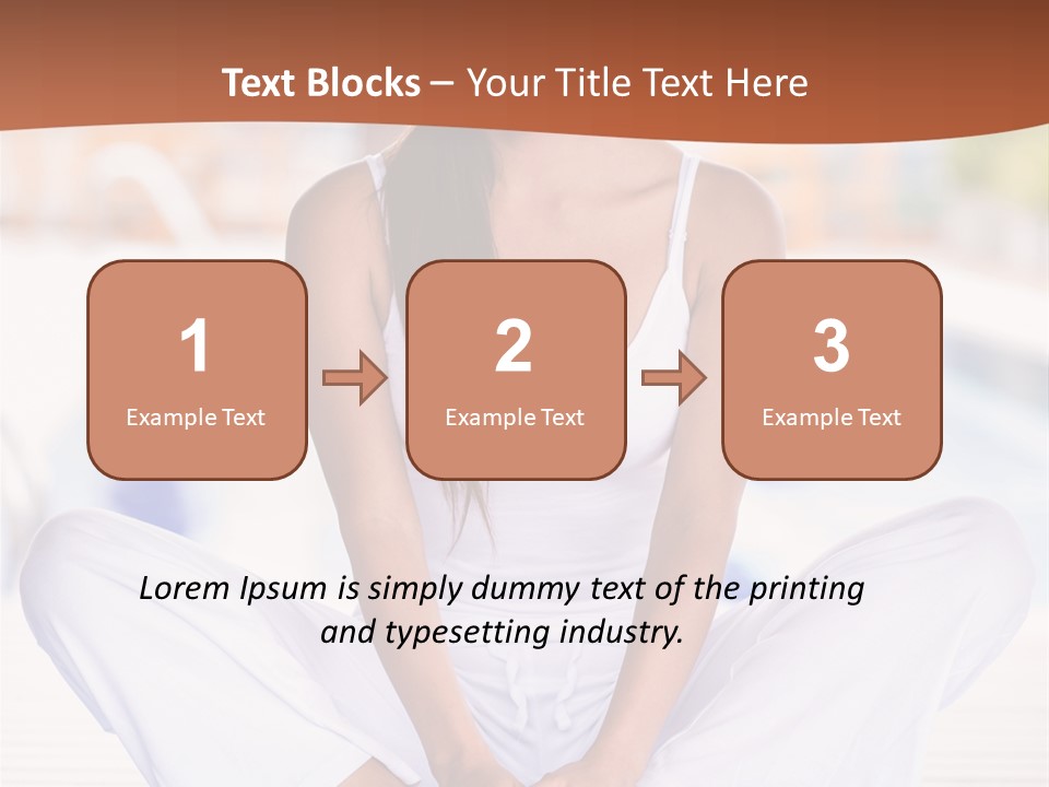 Healthy Woman Beauty PowerPoint Template