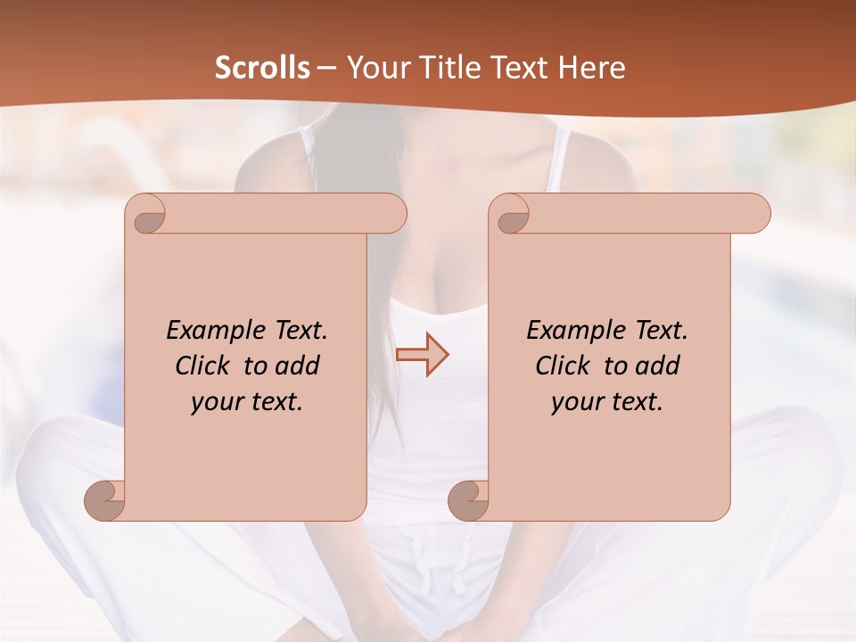 Healthy Woman Beauty PowerPoint Template