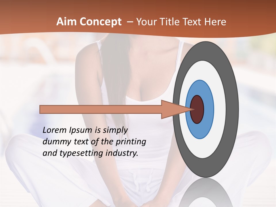 Healthy Woman Beauty PowerPoint Template