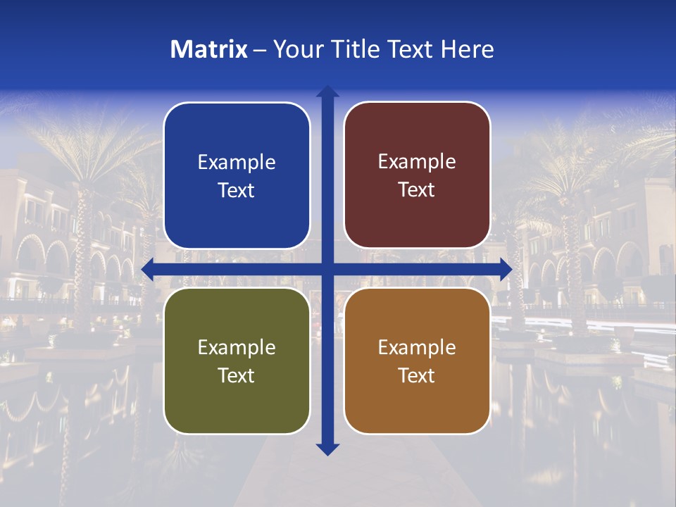 Twilight Arabian Orange PowerPoint Template