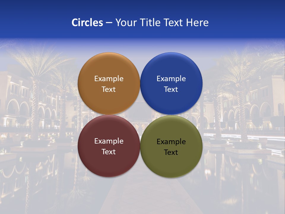 Twilight Arabian Orange PowerPoint Template
