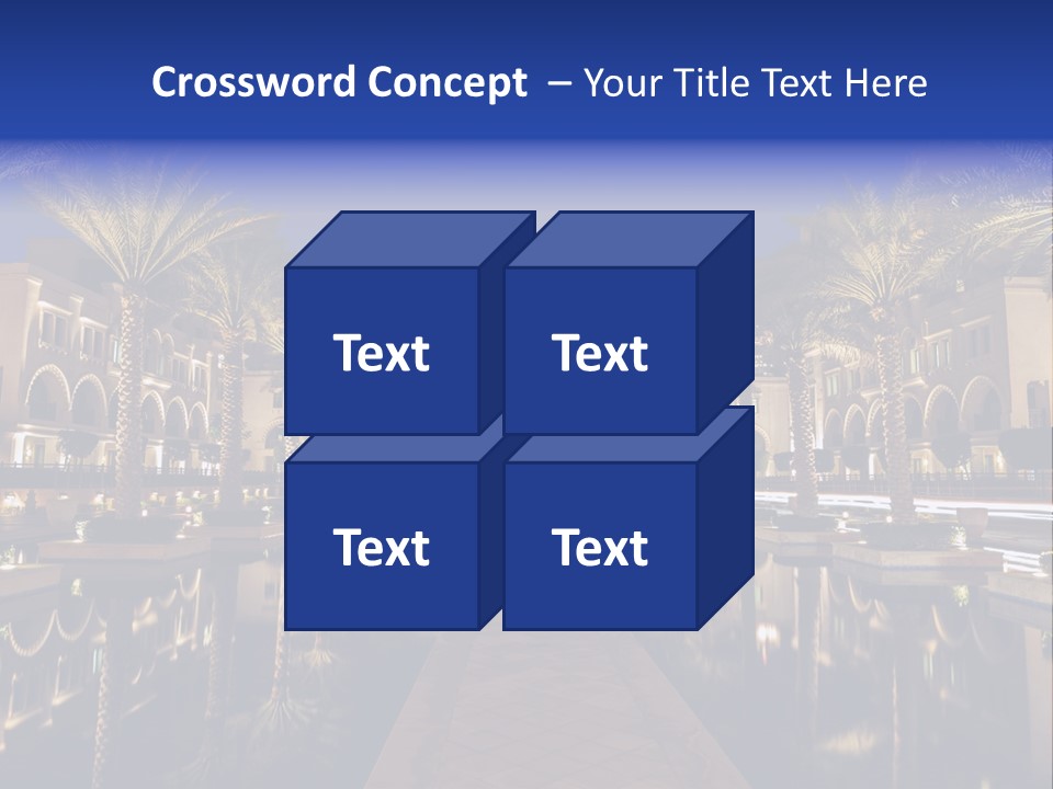 Twilight Arabian Orange PowerPoint Template