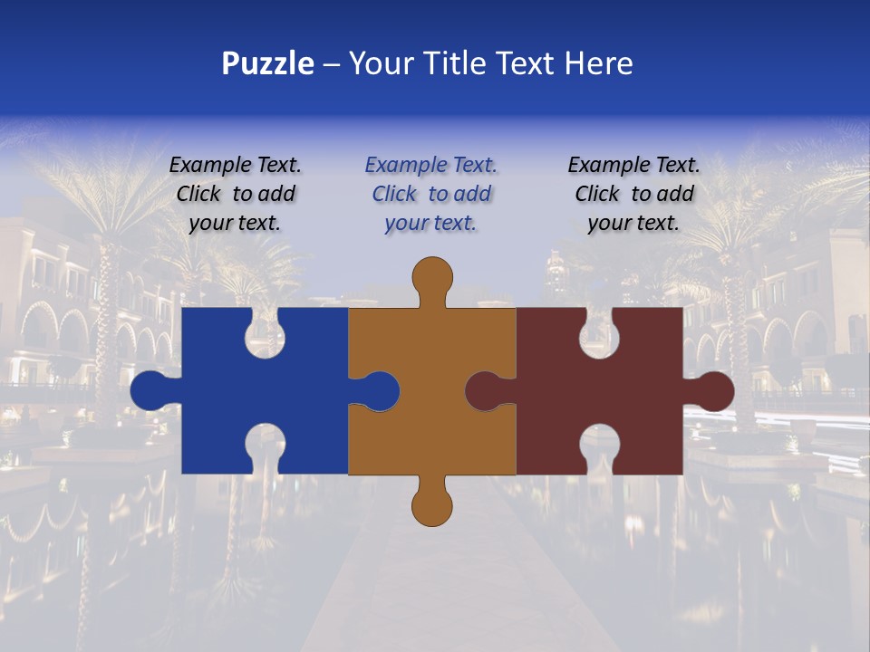 Twilight Arabian Orange PowerPoint Template