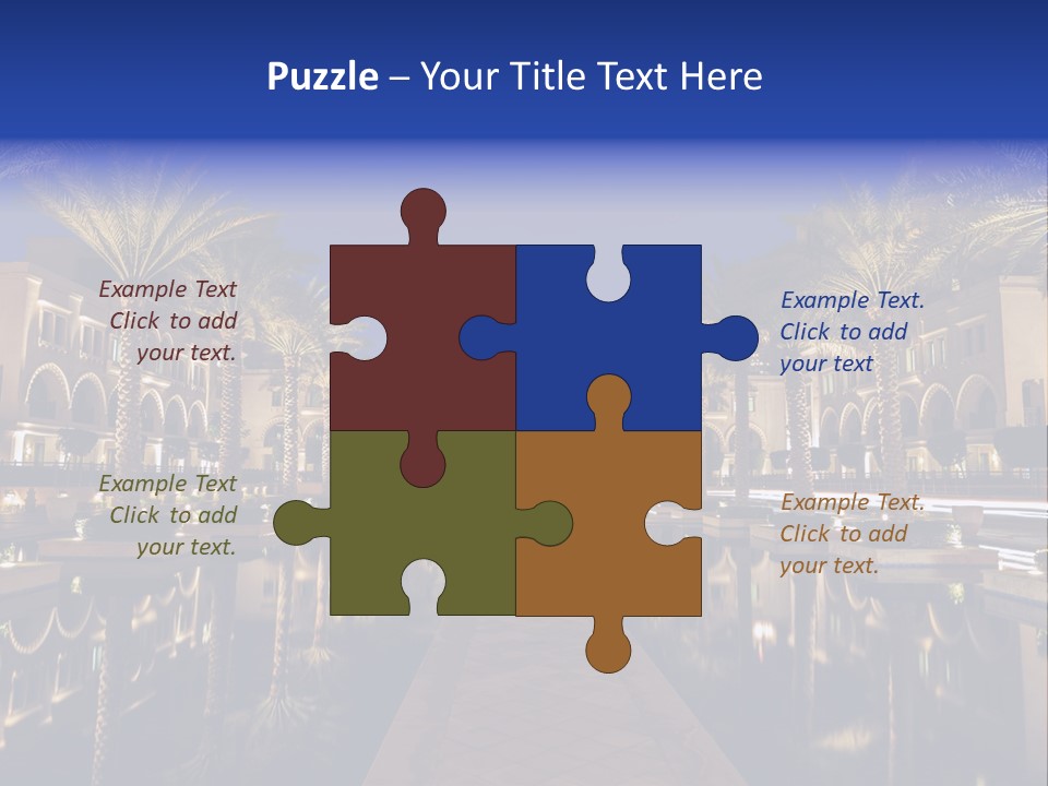 Twilight Arabian Orange PowerPoint Template