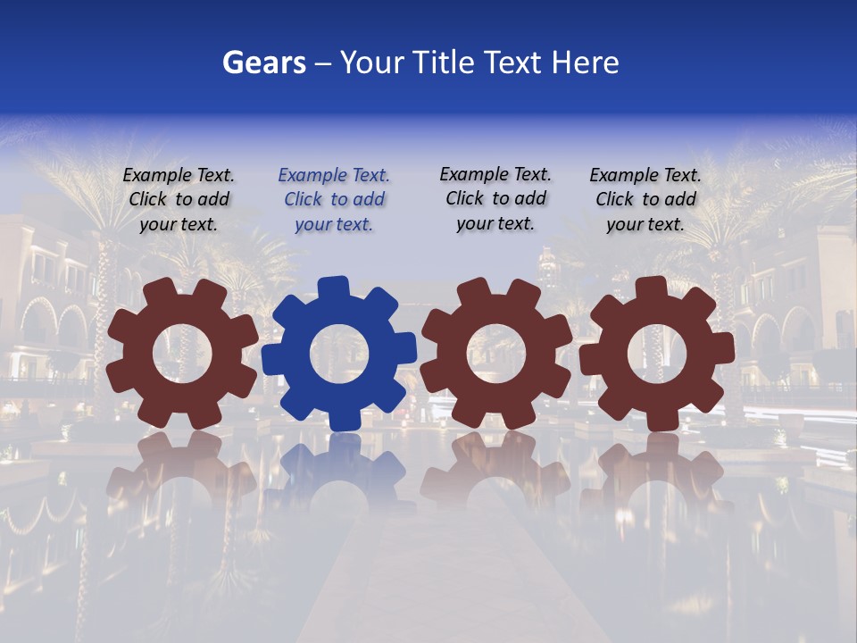 Twilight Arabian Orange PowerPoint Template