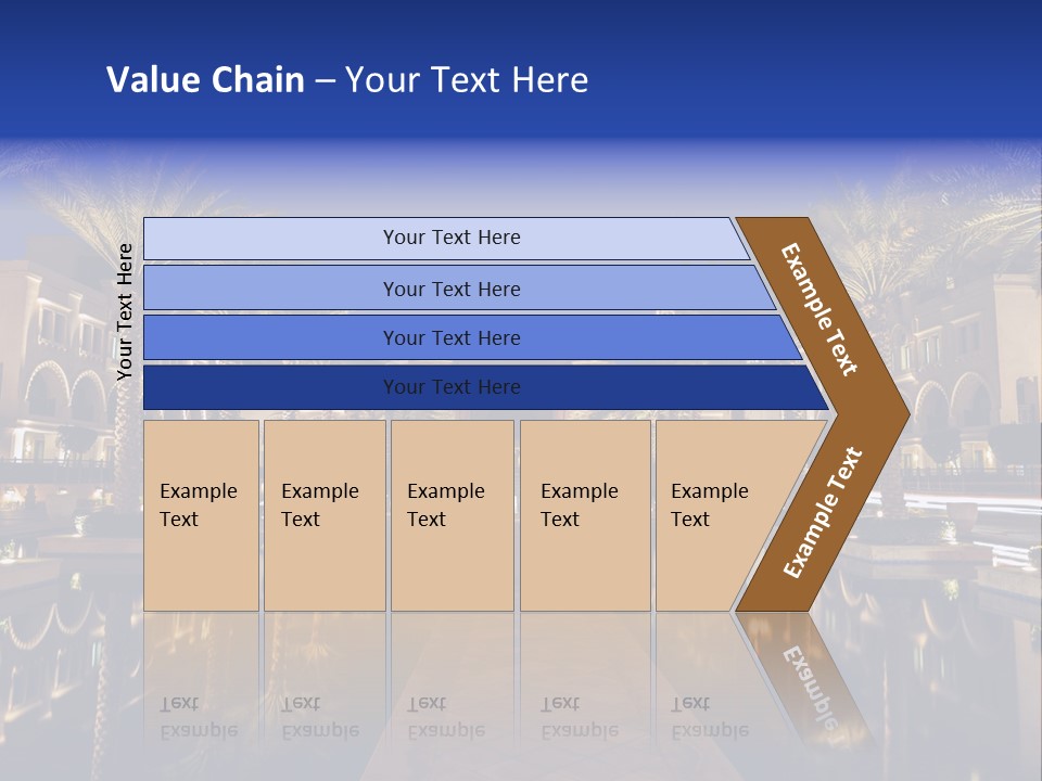 Twilight Arabian Orange PowerPoint Template