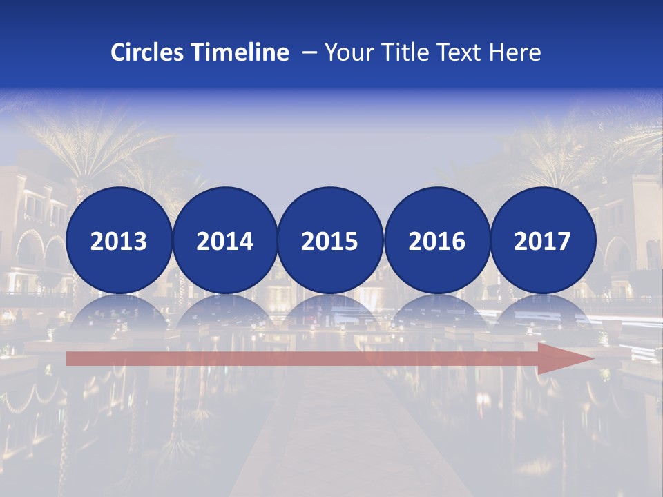 Twilight Arabian Orange PowerPoint Template