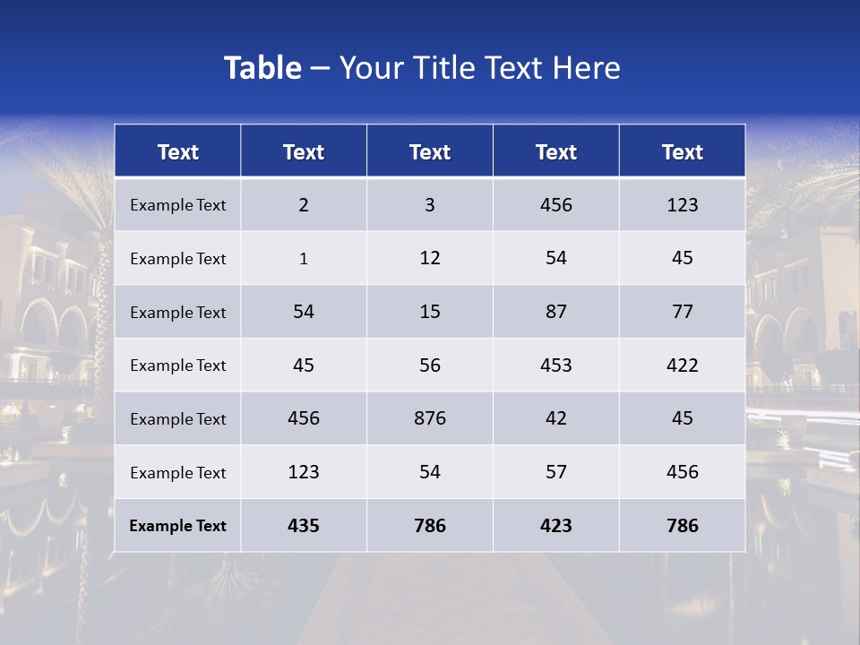 Twilight Arabian Orange PowerPoint Template