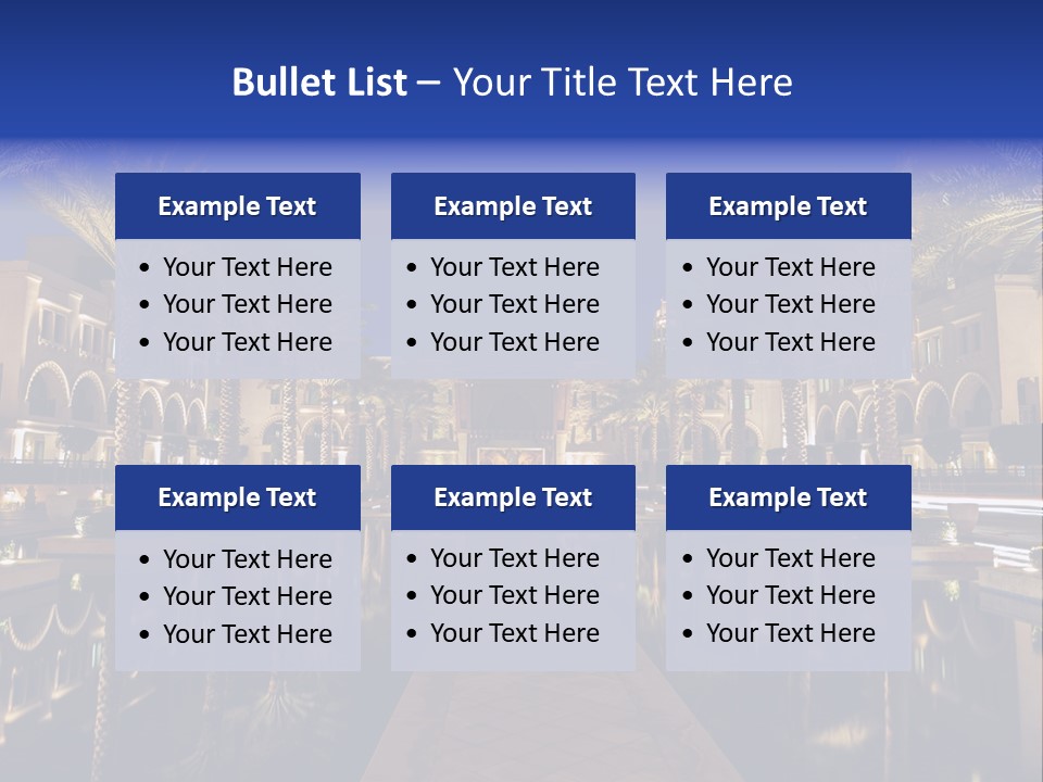 Twilight Arabian Orange PowerPoint Template