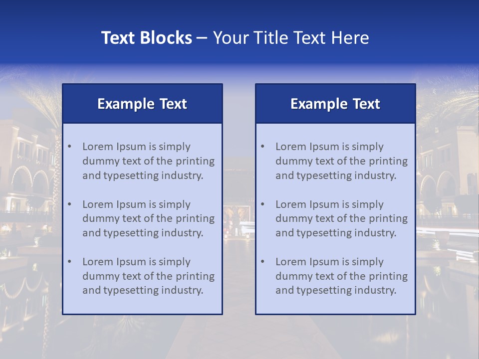 Twilight Arabian Orange PowerPoint Template