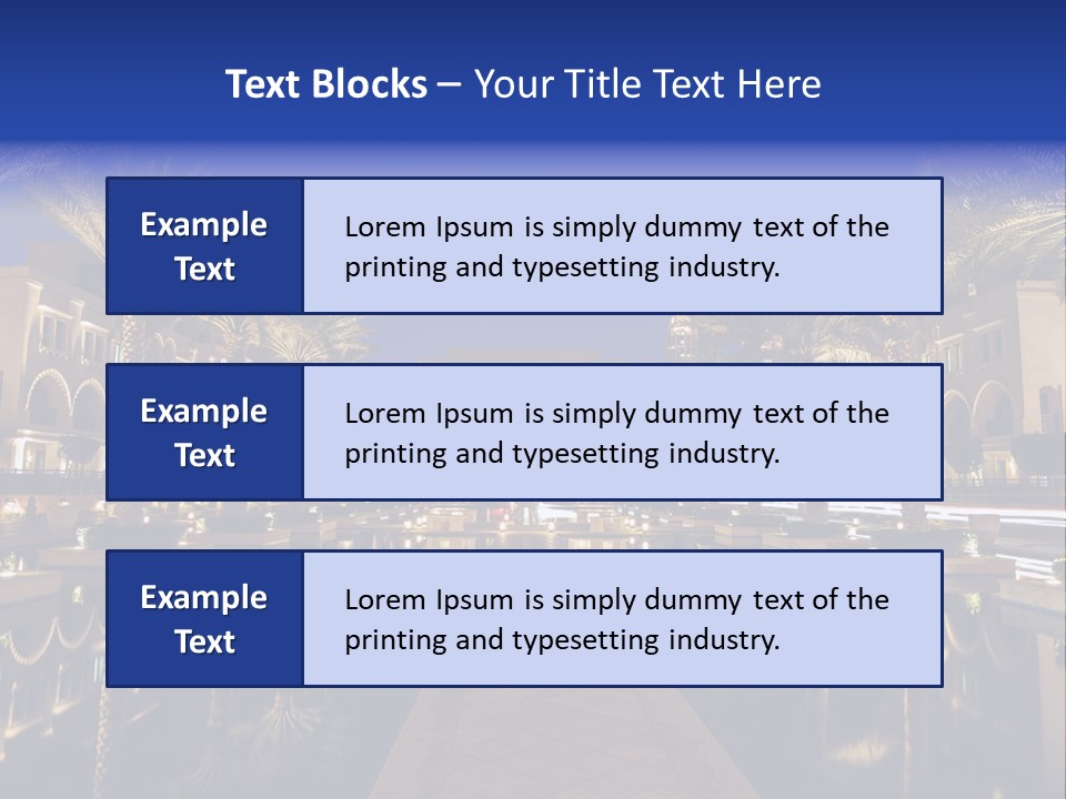 Twilight Arabian Orange PowerPoint Template