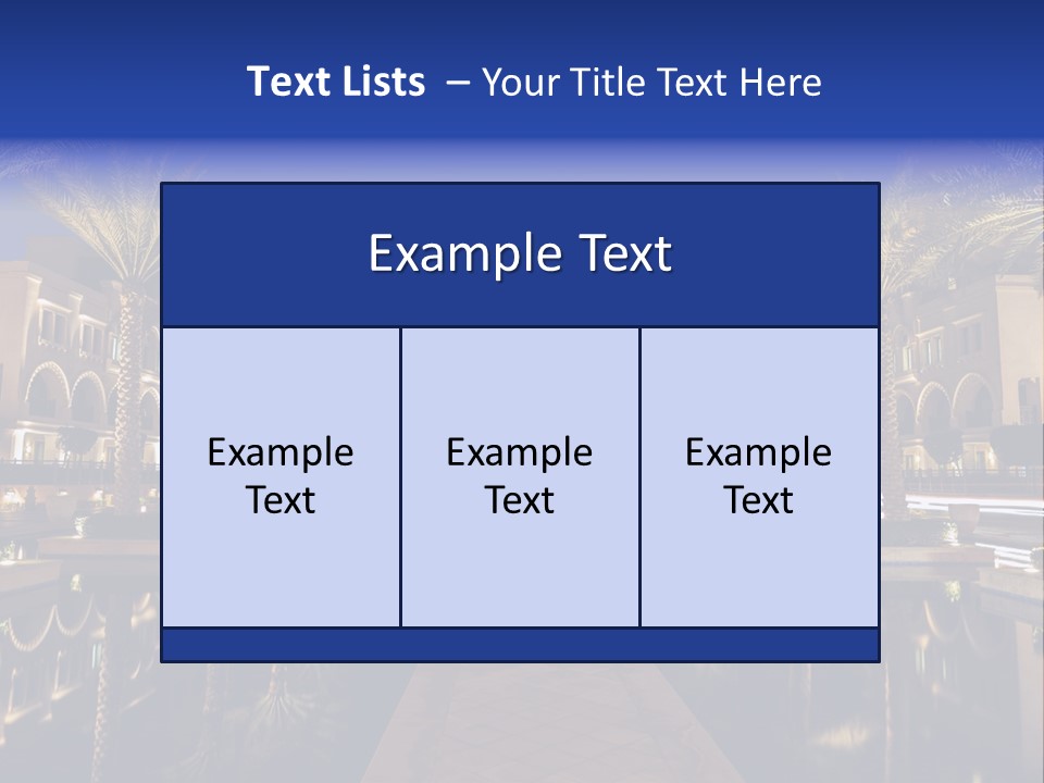Twilight Arabian Orange PowerPoint Template