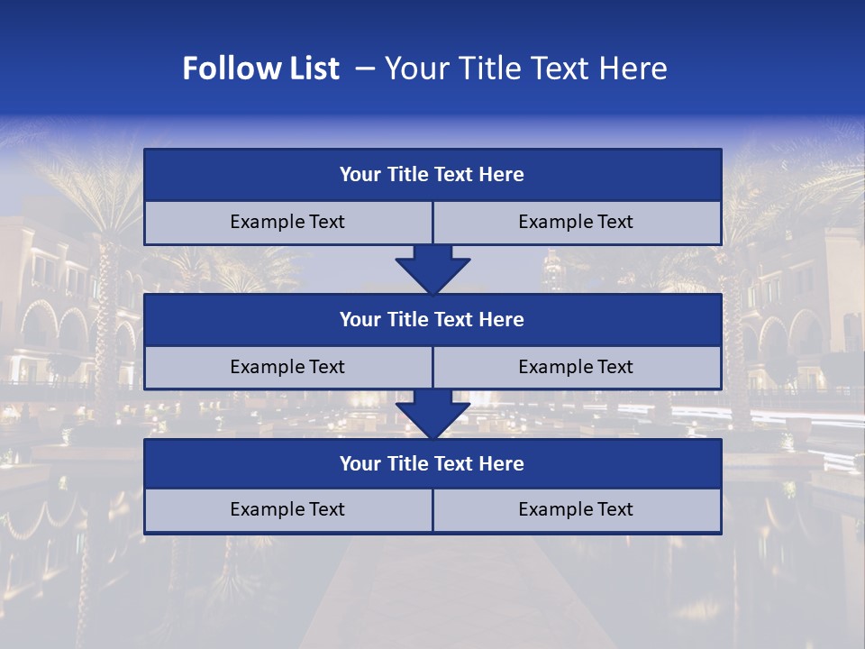 Twilight Arabian Orange PowerPoint Template