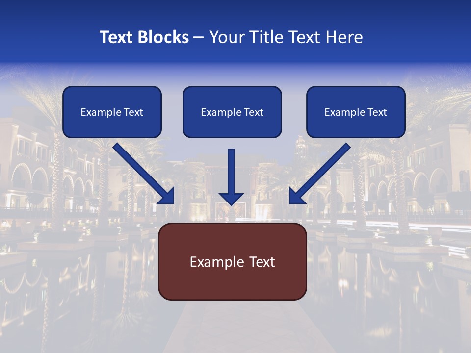 Twilight Arabian Orange PowerPoint Template