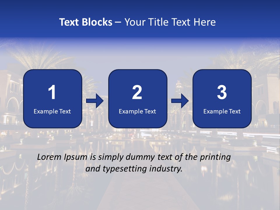 Twilight Arabian Orange PowerPoint Template