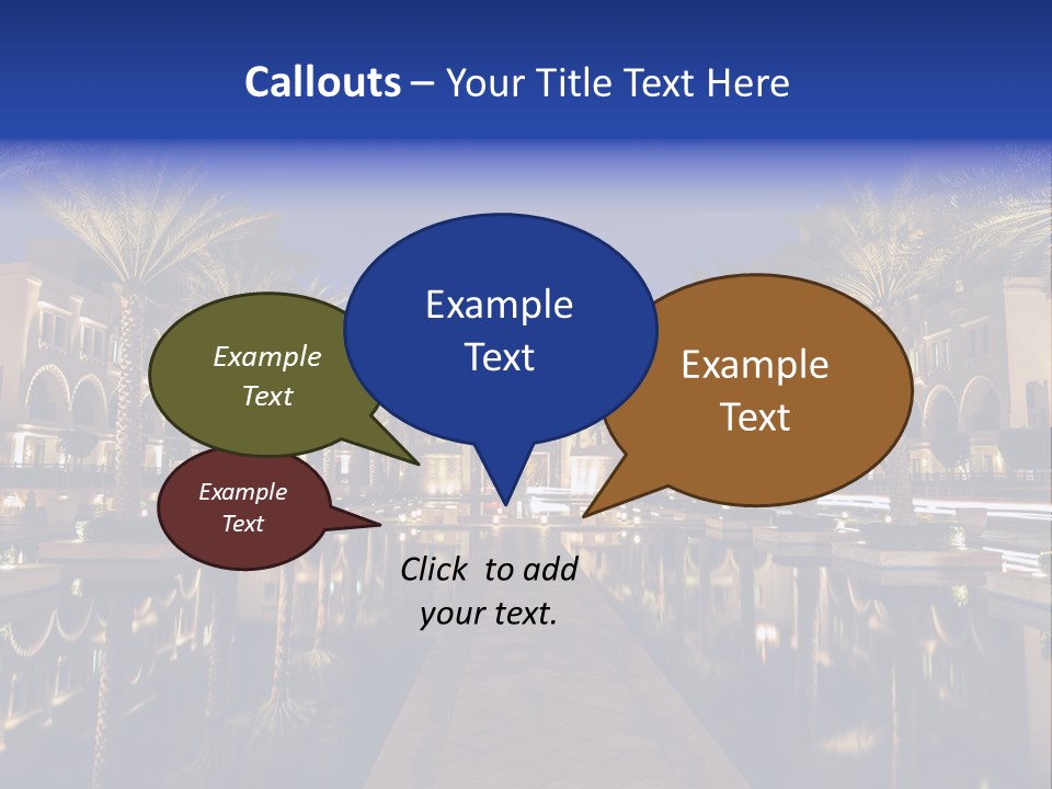 Twilight Arabian Orange PowerPoint Template