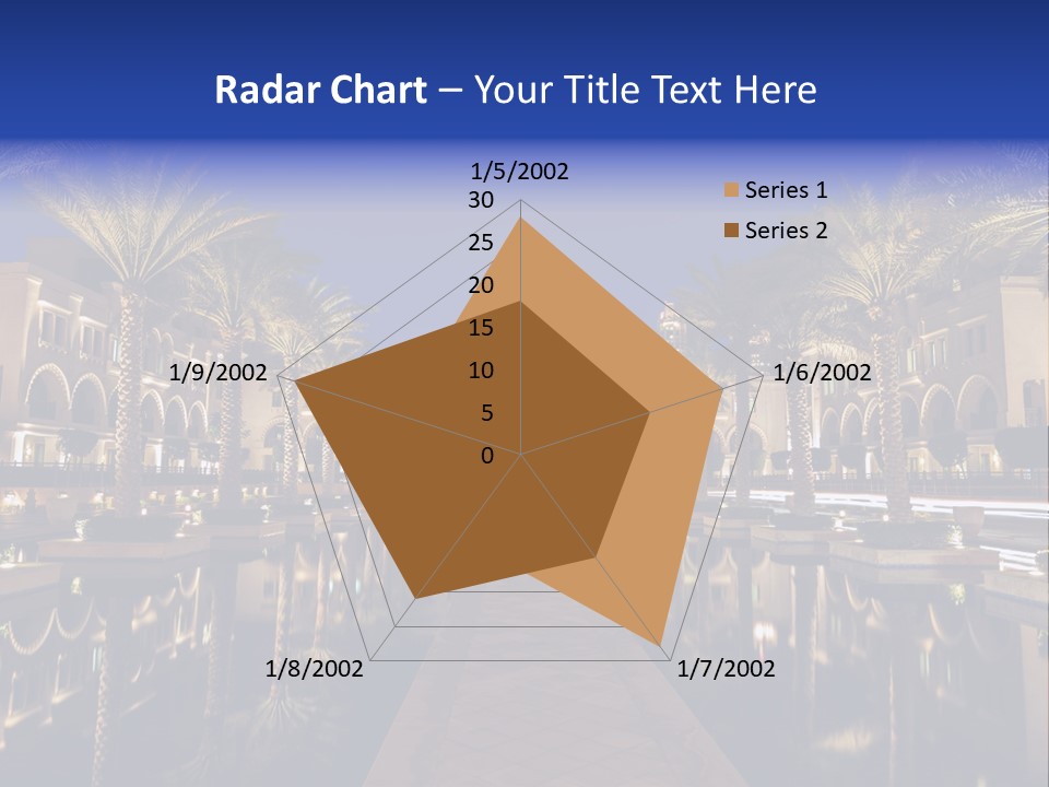 Twilight Arabian Orange PowerPoint Template