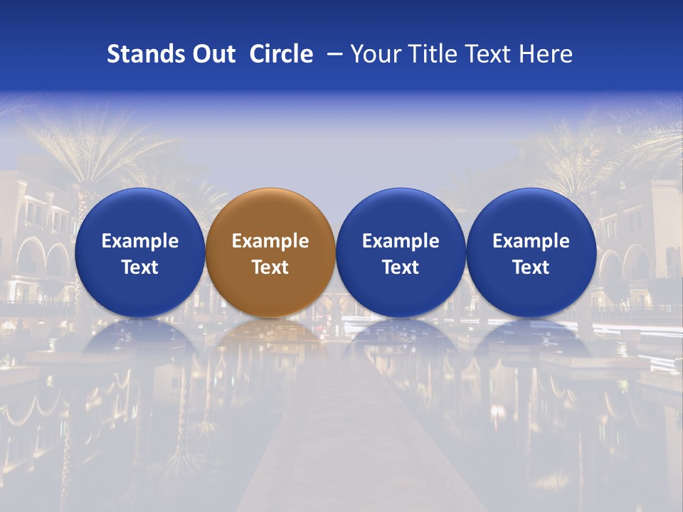 Twilight Arabian Orange PowerPoint Template