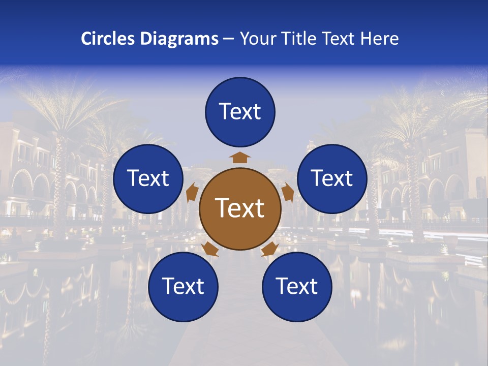 Twilight Arabian Orange PowerPoint Template