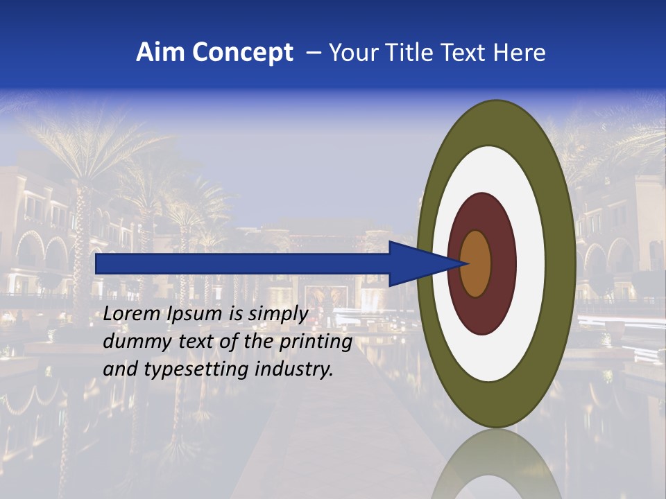 Twilight Arabian Orange PowerPoint Template