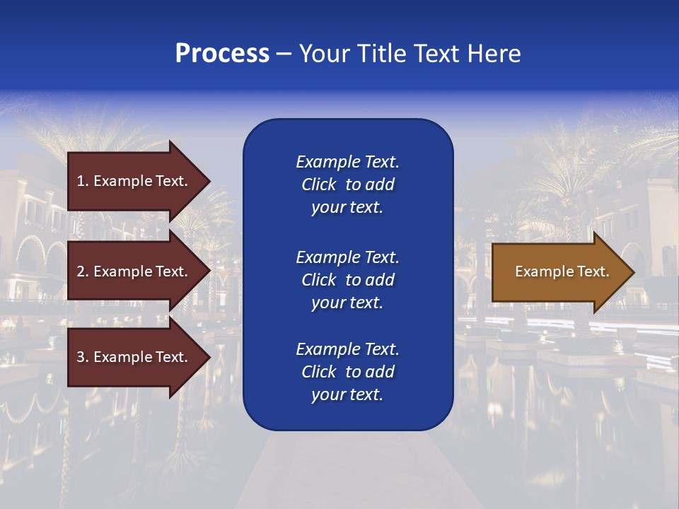 Twilight Arabian Orange PowerPoint Template