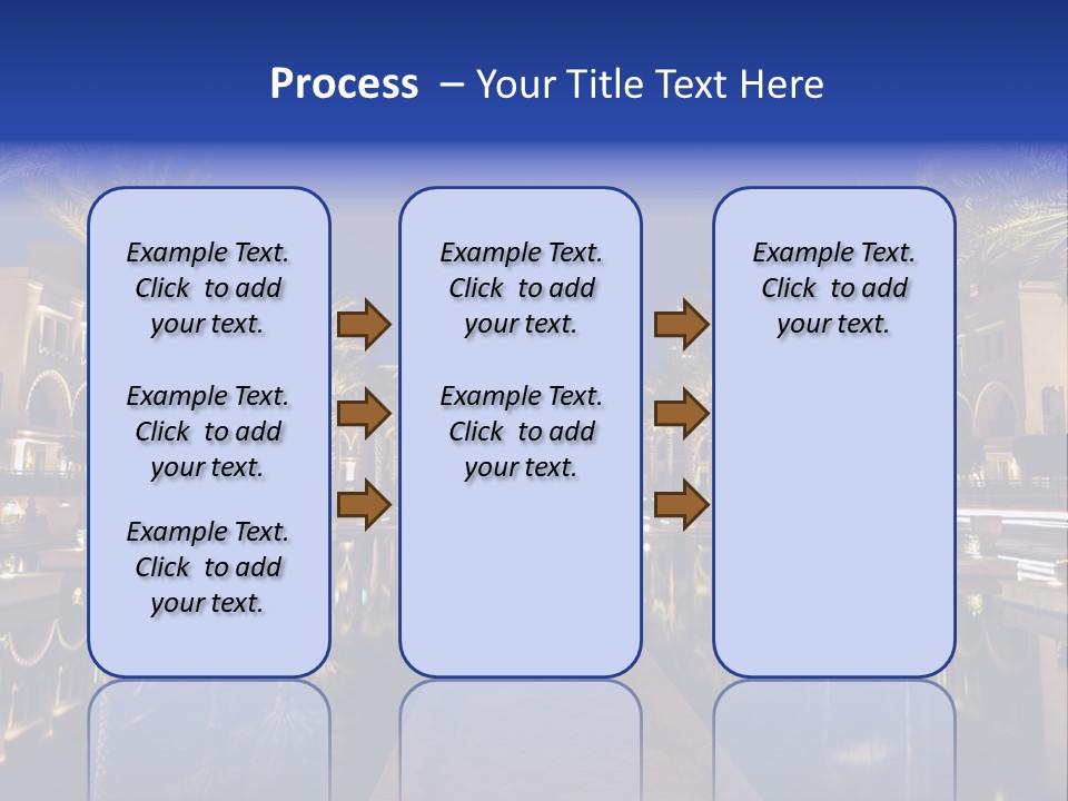 Twilight Arabian Orange PowerPoint Template