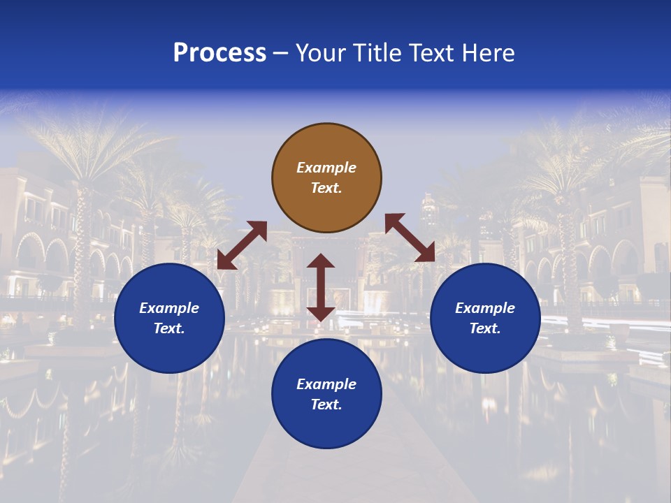 Twilight Arabian Orange PowerPoint Template